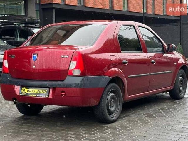 Красный Дачия Логан, объемом двигателя 1.39 л и пробегом 153 тыс. км за 4600 $, фото 5 на Automoto.ua