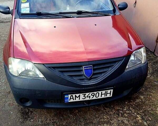 Красный Дачия Логан, объемом двигателя 1.4 л и пробегом 230 тыс. км за 3000 $, фото 2 на Automoto.ua