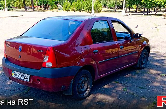 Красный Дачия Логан, объемом двигателя 1.6 л и пробегом 108 тыс. км за 3300 $, фото 4 на Automoto.ua