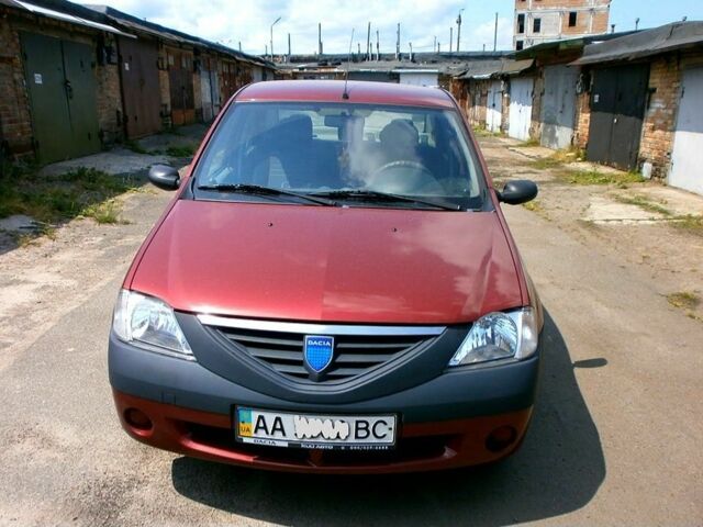 Красный Дачия Логан, объемом двигателя 1.4 л и пробегом 114 тыс. км за 1800 $, фото 1 на Automoto.ua