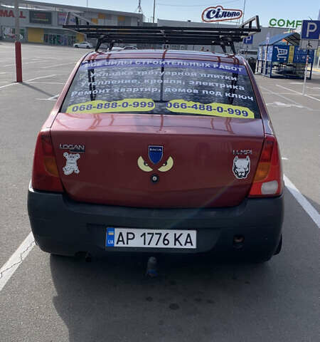 Красный Дачия Логан, объемом двигателя 1.39 л и пробегом 225 тыс. км за 1800 $, фото 2 на Automoto.ua