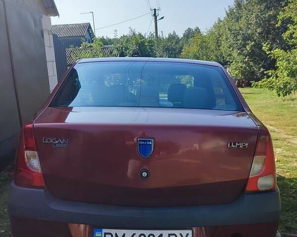 Красный Дачия Логан, объемом двигателя 1.4 л и пробегом 195 тыс. км за 3600 $, фото 1 на Automoto.ua