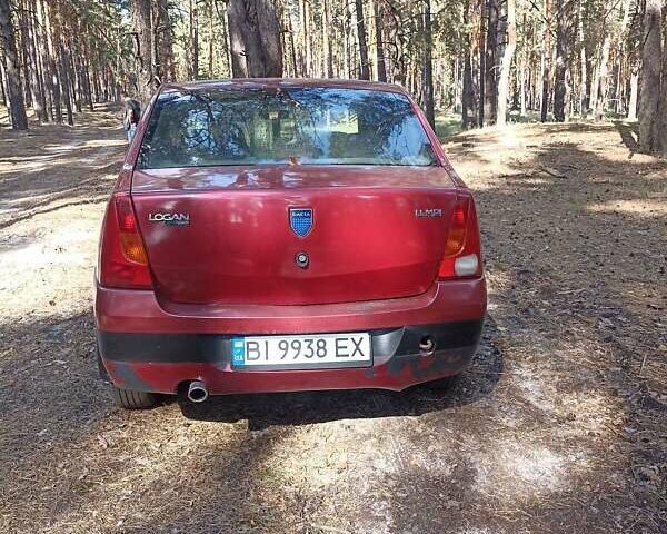 Красный Дачия Логан, объемом двигателя 1.4 л и пробегом 150 тыс. км за 2700 $, фото 3 на Automoto.ua