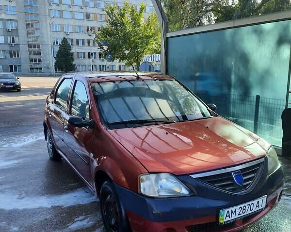 Красный Дачия Логан, объемом двигателя 1.39 л и пробегом 700 тыс. км за 1800 $, фото 8 на Automoto.ua