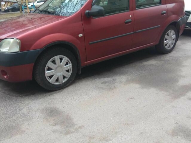 Красный Дачия Логан, объемом двигателя 1.4 л и пробегом 250 тыс. км за 3500 $, фото 2 на Automoto.ua