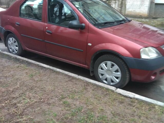 Красный Дачия Логан, объемом двигателя 1.4 л и пробегом 250 тыс. км за 3500 $, фото 3 на Automoto.ua