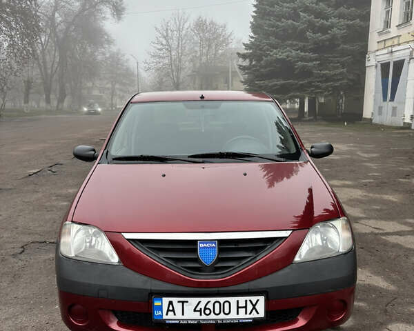 Красный Дачия Логан, объемом двигателя 1.4 л и пробегом 169 тыс. км за 3600 $, фото 1 на Automoto.ua