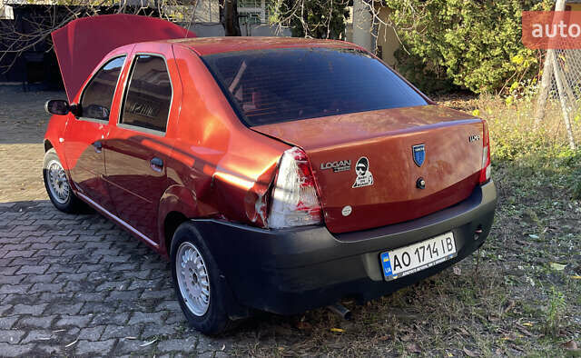 Красный Дачия Логан, объемом двигателя 0 л и пробегом 243 тыс. км за 2600 $, фото 2 на Automoto.ua