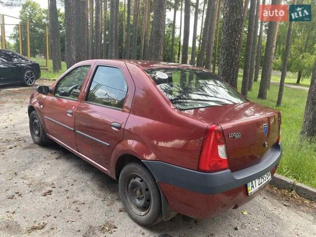 Красный Дачия Логан, объемом двигателя 1.6 л и пробегом 196 тыс. км за 5000 $, фото 7 на Automoto.ua