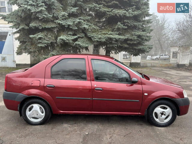 Красный Дачия Логан, объемом двигателя 1.4 л и пробегом 169 тыс. км за 3600 $, фото 5 на Automoto.ua