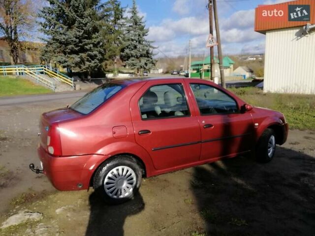Красный Дачия Логан, объемом двигателя 1.4 л и пробегом 197 тыс. км за 2690 $, фото 2 на Automoto.ua