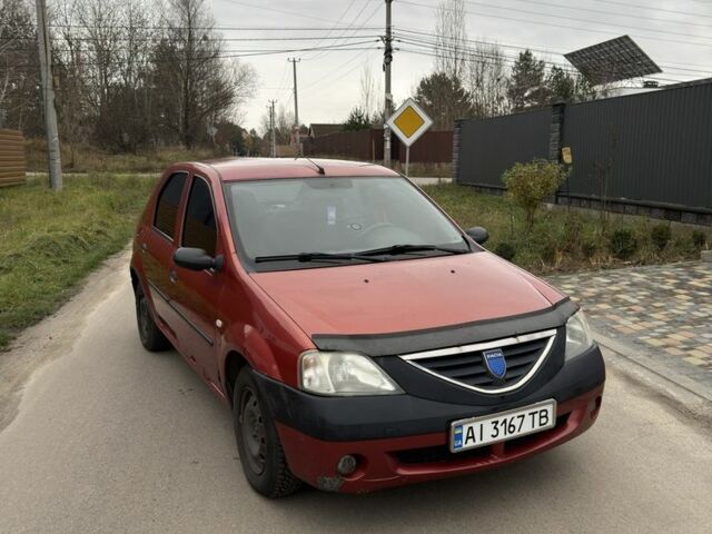 Красный Дачия Логан, объемом двигателя 1.6 л и пробегом 203 тыс. км за 3000 $, фото 1 на Automoto.ua
