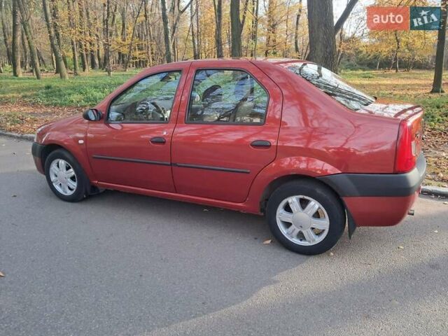 Красный Дачия Логан, объемом двигателя 1.4 л и пробегом 197 тыс. км за 3950 $, фото 6 на Automoto.ua