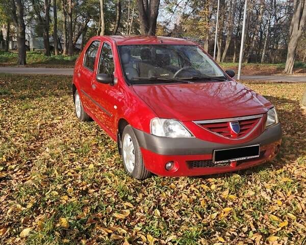 Красный Дачия Логан, объемом двигателя 1.4 л и пробегом 197 тыс. км за 3950 $, фото 11 на Automoto.ua