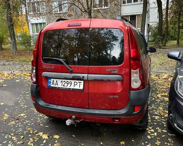 Красный Дачия Логан, объемом двигателя 1.6 л и пробегом 203 тыс. км за 3850 $, фото 3 на Automoto.ua
