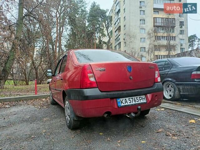 Красный Дачия Логан, объемом двигателя 1.4 л и пробегом 177 тыс. км за 4000 $, фото 5 на Automoto.ua