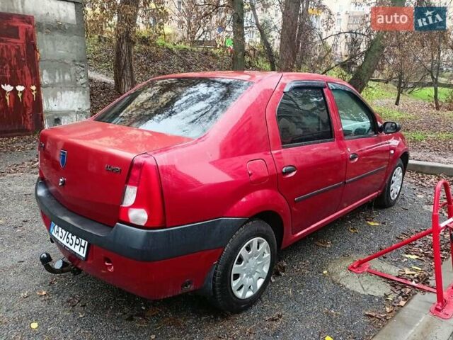 Красный Дачия Логан, объемом двигателя 1.4 л и пробегом 177 тыс. км за 4000 $, фото 3 на Automoto.ua