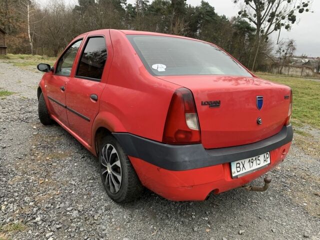 Красный Дачия Логан, объемом двигателя 1.5 л и пробегом 304 тыс. км за 2000 $, фото 3 на Automoto.ua