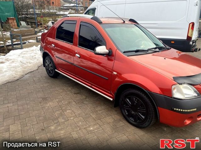 Красный Дачия Логан, объемом двигателя 1.4 л и пробегом 399 тыс. км за 4000 $, фото 2 на Automoto.ua