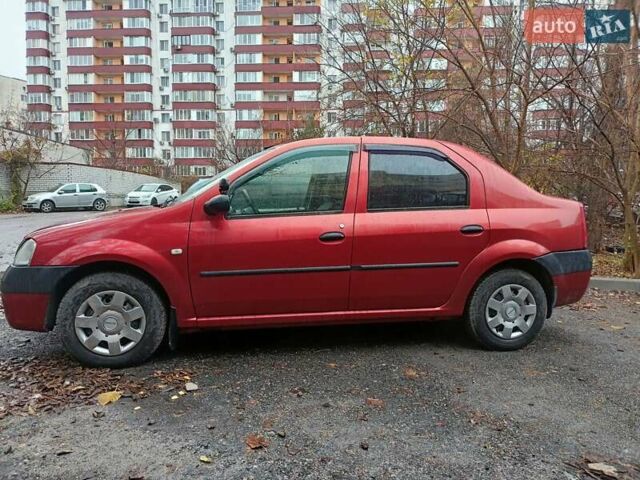 Красный Дачия Логан, объемом двигателя 1.4 л и пробегом 177 тыс. км за 4000 $, фото 4 на Automoto.ua
