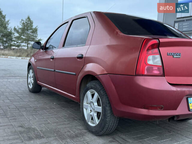 Красный Дачия Логан, объемом двигателя 1.4 л и пробегом 324 тыс. км за 3100 $, фото 6 на Automoto.ua