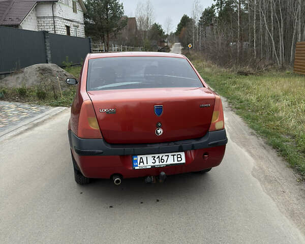 Красный Дачия Логан, объемом двигателя 1.6 л и пробегом 203 тыс. км за 3000 $, фото 2 на Automoto.ua
