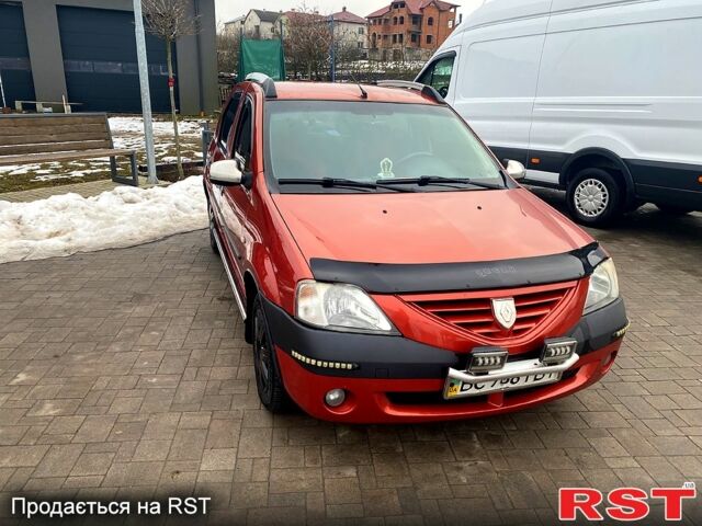 Красный Дачия Логан, объемом двигателя 1.4 л и пробегом 399 тыс. км за 4000 $, фото 1 на Automoto.ua