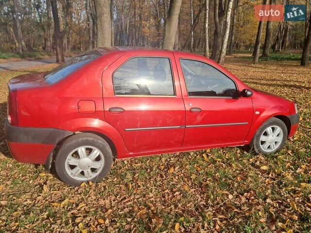 Красный Дачия Логан, объемом двигателя 1.4 л и пробегом 197 тыс. км за 3950 $, фото 12 на Automoto.ua
