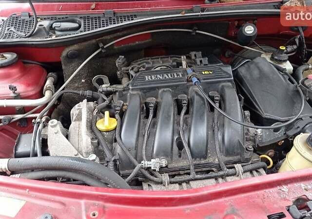 Красный Дачия Логан, объемом двигателя 1.6 л и пробегом 220 тыс. км за 1700 $, фото 7 на Automoto.ua