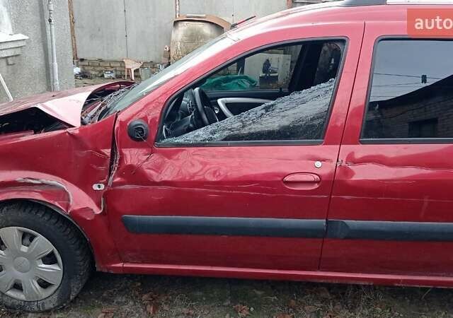 Красный Дачия Логан, объемом двигателя 1.6 л и пробегом 220 тыс. км за 1700 $, фото 4 на Automoto.ua