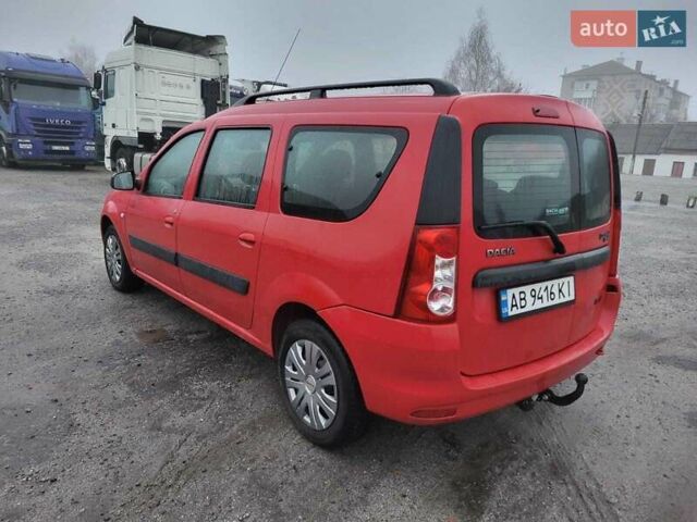 Красный Дачия Логан, объемом двигателя 1.6 л и пробегом 162 тыс. км за 4900 $, фото 2 на Automoto.ua