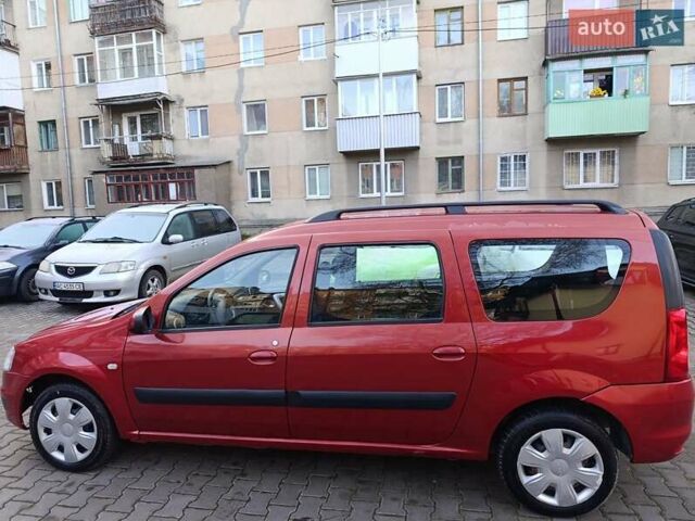 Красный Дачия Логан, объемом двигателя 1.6 л и пробегом 280 тыс. км за 3950 $, фото 7 на Automoto.ua