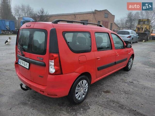 Красный Дачия Логан, объемом двигателя 1.6 л и пробегом 162 тыс. км за 4900 $, фото 3 на Automoto.ua