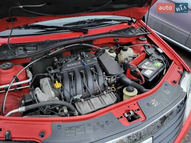 Красный Дачия Логан, объемом двигателя 1.6 л и пробегом 162 тыс. км за 4900 $, фото 9 на Automoto.ua