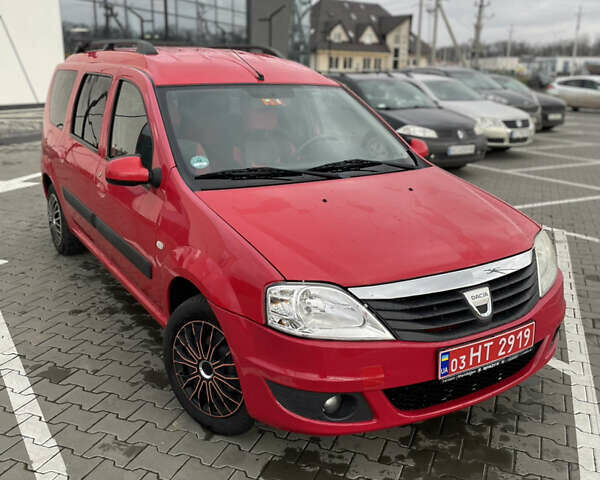 Красный Дачия Логан, объемом двигателя 1.6 л и пробегом 190 тыс. км за 4800 $, фото 2 на Automoto.ua