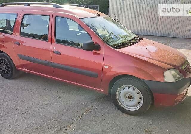Красный Дачия Логан, объемом двигателя 1.6 л и пробегом 180 тыс. км за 2100 $, фото 11 на Automoto.ua
