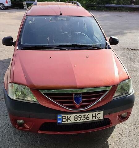 Красный Дачия Логан, объемом двигателя 1.6 л и пробегом 180 тыс. км за 2100 $, фото 13 на Automoto.ua