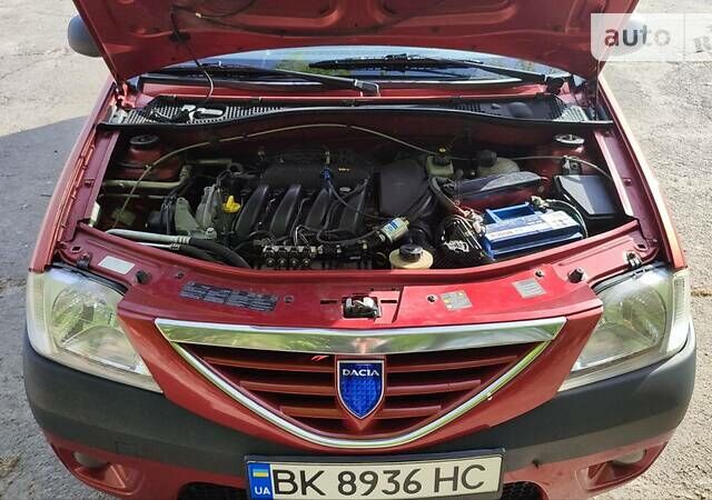 Красный Дачия Логан, объемом двигателя 1.6 л и пробегом 180 тыс. км за 2100 $, фото 25 на Automoto.ua