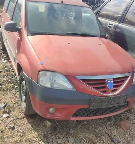 Красный Дачия Логан, объемом двигателя 1.6 л и пробегом 180 тыс. км за 2100 $, фото 2 на Automoto.ua
