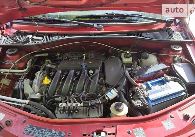 Красный Дачия Логан, объемом двигателя 1.6 л и пробегом 180 тыс. км за 2100 $, фото 23 на Automoto.ua