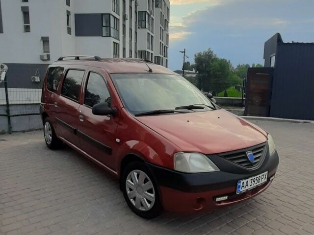 Красный Дачия Логан, объемом двигателя 1.6 л и пробегом 152 тыс. км за 3500 $, фото 4 на Automoto.ua