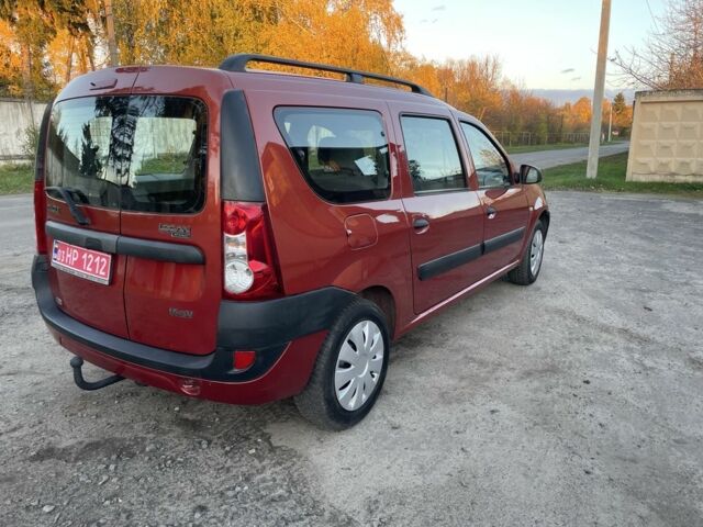 Красный Дачия Логан, объемом двигателя 1.6 л и пробегом 204 тыс. км за 4900 $, фото 3 на Automoto.ua