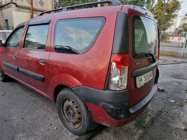 Красный Дачия Логан, объемом двигателя 1.6 л и пробегом 140 тыс. км за 2183 $, фото 3 на Automoto.ua