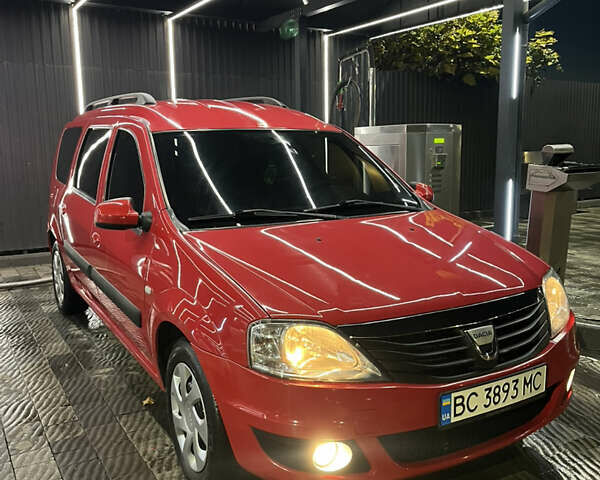 Красный Дачия Логан, объемом двигателя 1.6 л и пробегом 168 тыс. км за 5350 $, фото 4 на Automoto.ua