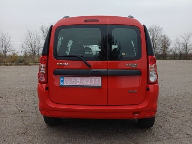 Червоний Дачія Logan, об'ємом двигуна 1.6 л та пробігом 159 тис. км за 5850 $, фото 9 на Automoto.ua
