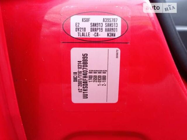 Червоний Дачія Logan, об'ємом двигуна 1.6 л та пробігом 180 тис. км за 5950 $, фото 86 на Automoto.ua