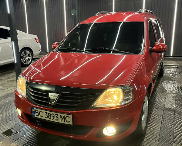 Красный Дачия Логан, объемом двигателя 1.6 л и пробегом 168 тыс. км за 5350 $, фото 5 на Automoto.ua