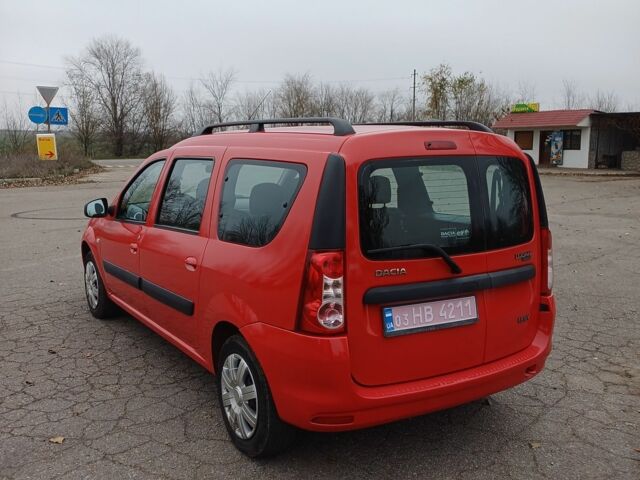 Червоний Дачія Logan, об'ємом двигуна 1.6 л та пробігом 159 тис. км за 5850 $, фото 8 на Automoto.ua