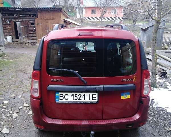 Красный Дачия Логан, объемом двигателя 1.5 л и пробегом 218 тыс. км за 4999 $, фото 1 на Automoto.ua