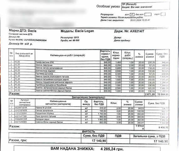 Дачія Logan, об'ємом двигуна 1.15 л та пробігом 88 тис. км за 5500 $, фото 1 на Automoto.ua